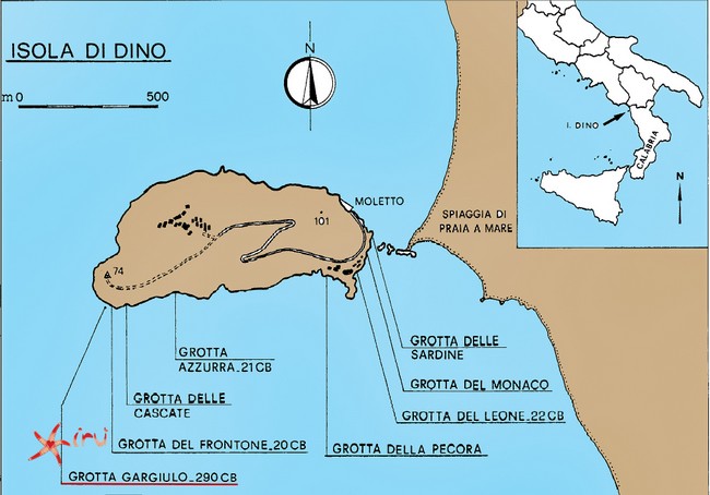 Ubicazione grotte
